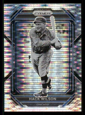 2023 Panini Prizm Prizms Pulsar #218 Hack Wilson - Image 1 of 2