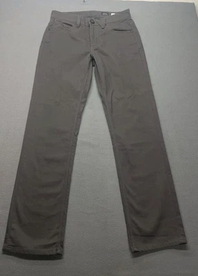 VOLCOM SOLVER STONE MADE 5 Pock Slub Gray Jeans Modern  Straight Fit Stretch 29 - Image 1 of 4