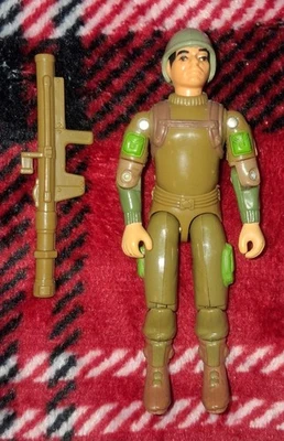 Soldado vintage GI JOE Zap Bazooka 1983 ¡con casco, mochila y bazuca! Foto 1 de 4