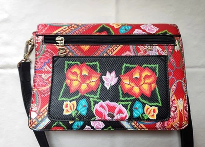Bolso de Hombro Desigual / Bandolera Bolso sin asas Multicolor Floral Plegable Convertible Foto 1 de 4