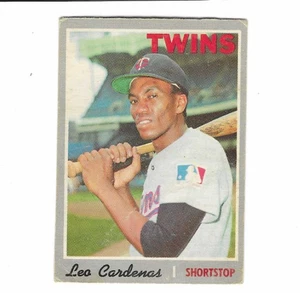 Leo Cardenas 1970 OPC #245 - O-Pee-Chee - Poor/Low Grade - Just $1 Shipping - Picture 1 of 2