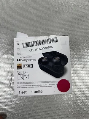 Technics EAH-AZ100P-K Wireless Noise Cancelling Earbuds Black - Image 1 of 4