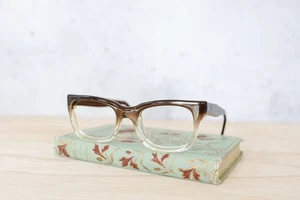 Vintage SRO optical eyeglass 1960s USA vintage two tone safety glasses good size - Picture 1 of 14