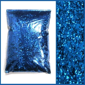 1 lb (454g) Electric Blue .025" Metal Flake, Large, Auto Grade Paint  Additive - Picture 1 of 6