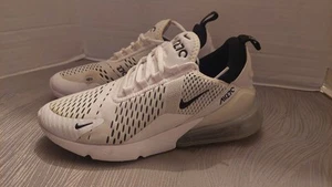 Nike Air Max 270 Sneakers Bianco Nero AH6789-100 Donna Taglia 9 - Foto 1 di 16