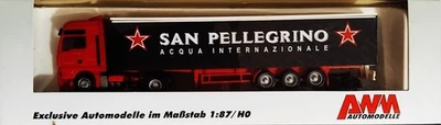 AWM 71664 Camion autoarticolato 5 assi MAN TGA XL "SAN PELLEGRINO" - scala H0 - Immagine 1 di 4