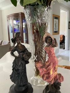 BRONZEFIGUREN von ZWEI SCHWARZEN SCHÖNHEITEN - Bild 1 von 7