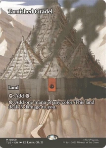 MTG Tarnished Citadel (0059) *Non-Foil* Borderless Avatar TLE MT/NM Free Ship - Picture 1 of 2
