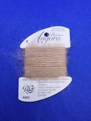 100% ANGORA Light Brown #RA05  Embroidery Thread Rainbow Gallery France - Image 1 of 2