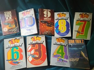Star Trek Books 2 3 4 6 7 8 9 10 11 James Blish 1960s To 1970s - Picture 1 of 7