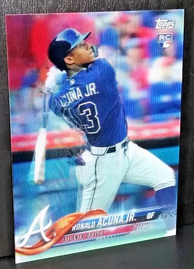 2018 Season Topps Ronald Acuña Jr. Baseball Trading Cards