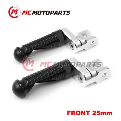 Para Ducati Monster S2R 800 05-07 06 05 MPRO 25mm Bajadora NEGRAS Pies de Piloto Foto 1 de 4