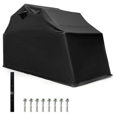 11.2' x 4.5' x 6.3' Waterproof Motorbike Storage Tent Outdoor Motorcycle Shelter - Image 1 of 4