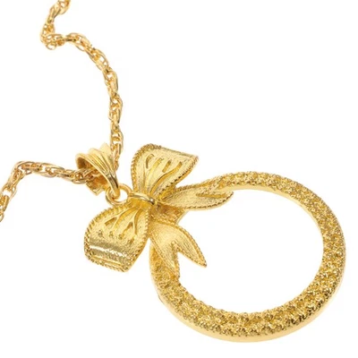 Exquisite Lupe Halskette Vergrößerungsglasschmuck Lesen Lesen Lesenglas - Bild 1 von 4