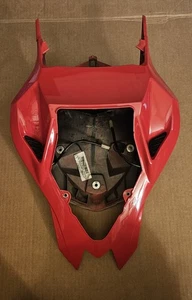 10-14 2013 BMW S1000RR OEM RED REAR BACK TAIL FAIRING COWL Damaged - Picture 1 of 10