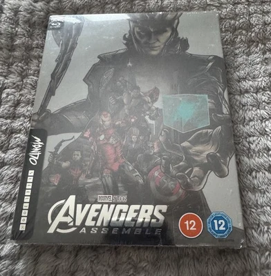 Avengers 4K UHD Blu-ray Mondo Steelbook SEALED Loose Disc - Image 1 of 2