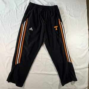 Pantalones deportivos Tennessee Volunteers para hombre negros Adidas polar rayas anaranjadas y blancas - Imagen 1 de 13