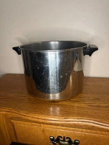 Revere Ware 10 Quart 91d großer Suppentopf ohne Deckel Kupferboden Clinton IL - Bild 1 von 3