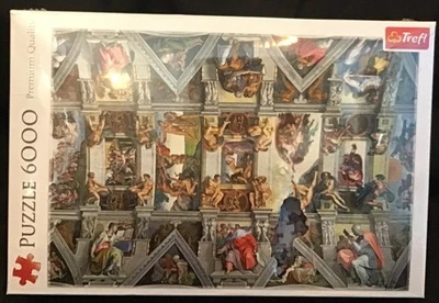 Trefl ~ Sistine Chapel Ceiling ~ 6000 Pieces ~ New ~ OEJ - Image 1 of 4