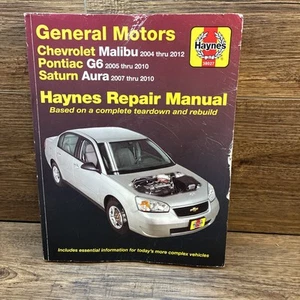 Haynes Repair Manual 38027 GM Chevrolet Malibu Pontiac G6 Saturn Aura - Bild 1 von 12