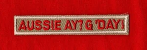 AUSTRALIAN Boy Cub Scout Uniform Spoof Interpreter Strip Patch - Picture 1 of 1