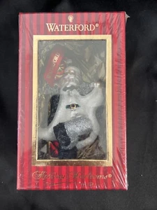 WATERFORD CRYSTAL Santa Toasting Midnight Holiday Heirlooms Tree Ornaments XMAS - Picture 1 of 4