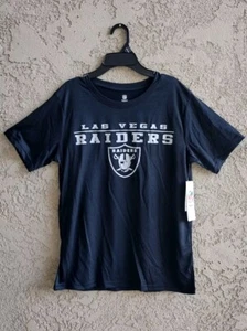 Las Vegas Raiders Boys Athletic T-Shirt Youth Size XL 14/16 Polyester Tee - Picture 1 of 5