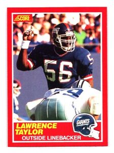 1989 Score Lawrence Taylor New York Giants #192