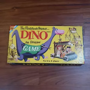 Transogram The Flintstones Present Dino the Dinosaur Board Game 1961 COMPLETE - Picture 1 of 13
