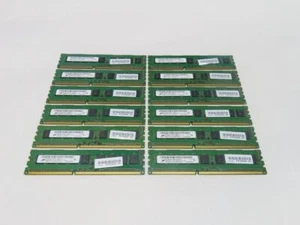 LOT OF 12X 8GB MICRON MT18KSF1G72AZ-1G6E 2RX8 PC3L-12800E DDR3 ECC SERVER RAM - Picture 1 of 4