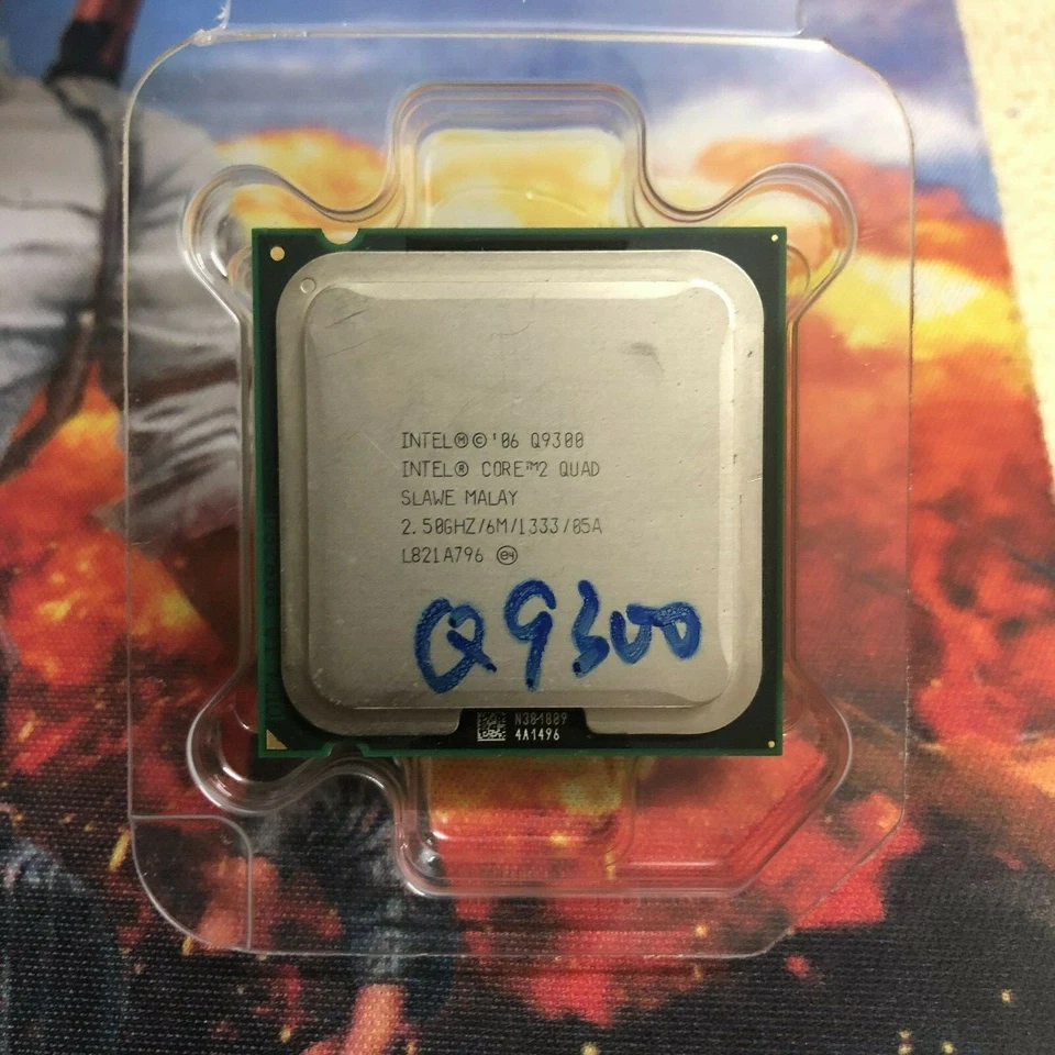 Intel Core 2 Quad Q9300 CPU Quad-Core 2.50Ghz 1333Mhz 6MB SLAWE LGA775 Processor - Image 1 of 1