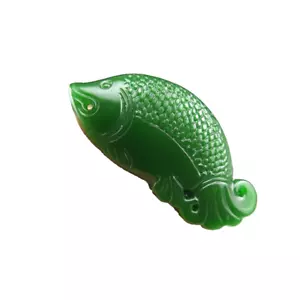 Chinese old jade,noble collection,Collectibles,jasper,Rare fish,pendant Q(862) - Picture 1 of 6