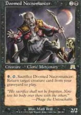 MTG magic cards 1x x1 Light Play, English Doomed Necromancer Onslaught