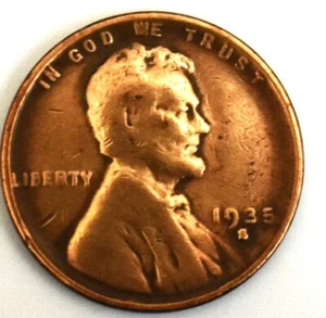1935 S Penny Error Filled S DD Date L Rim Woody Entire Liberty BI Multi-Error - Picture 1 of 23