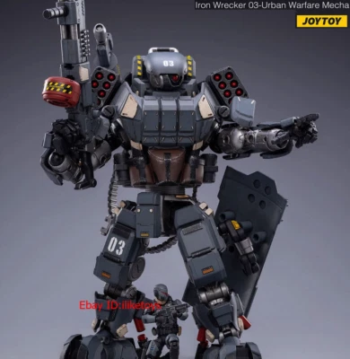 JOYTOY Iron Wrecker 03-Urban Warfare Mecha Robot Transform 1/25 Scale Model Toy - Image 1 of 4