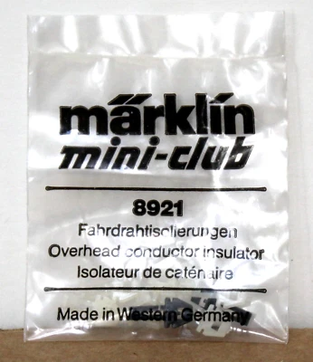Marklin Z Scale Mini-Club 8921 Overhead Conductor Insulator (10) New in Package - Image 1 of 2