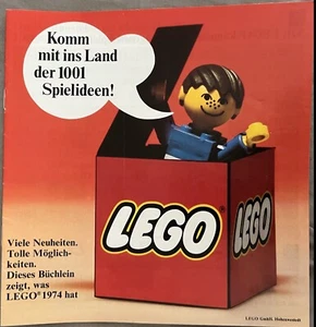 Lego 1974 Catalog c74de1 Large German (97820-Ty) Vf/Fn Condition - Picture 1 of 12