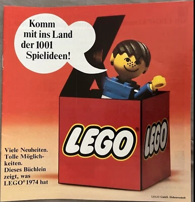 Lego 1974 Catalog c74de1 Large German (97820-Ty) Vf/Fn Condition - Image 1 of 4