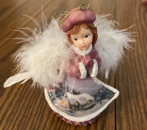 Thomas Kinkade Angelic Voices Ornament Figurine Melody Of Angels, EXC Condition - Picture 1 of 2