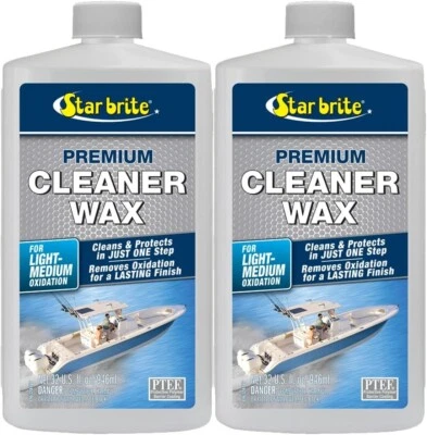 Cera limpiadora de alta resistencia StarBrite One Step con PTEF 32 oz 089632-2 paquete Foto 1 de 4