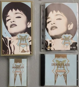 MADONNA The Immaculate Collection RARE 1990 GERMAN COLLECTOR'S SET CD DVD VHS MC - Imagen 1 de 12