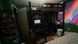 full size loft bed frame - Picture 1 of 5