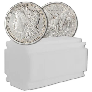 US Morgan Silver Dollar - Roll of 20 coins - Cull VG Details - Pre 1921 Random - Picture 1 of 3