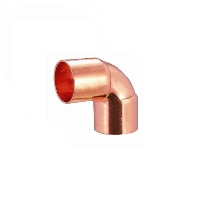  (1) 1-1/2" C X C Solder Sweat Copper 90 Degree Elbow Copper Fittings,Heavy Duty - Image 1 of 2
