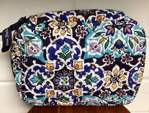 Vera Bradley Travel Jewelry Case Organizer Lisbon Medallion Pattern Zip Around - Picture 1 of 12