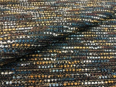 Morris-1 Night Sky Textured Contemporaryry Mid Century Modern Fabric - Image 1 of 4