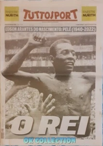 PELE' IS DEAD  Italy Newspaper TUTTOSPORT 30-12-2022 (inside many photos) - Picture 1 of 6