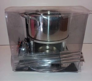 cargo home store Fondue Set Stainless Steel With six Forks new in box - Picture 1 of 10