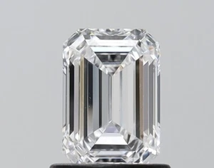 1.02 ct D-VVS 2 Emerald Cut Diamond, IGI Certified Diamond-CVD Lab Grown Diamond - Picture 1 of 8