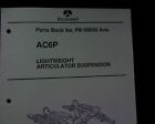 Rockwell AC6P Articulated susspension Parts Manual